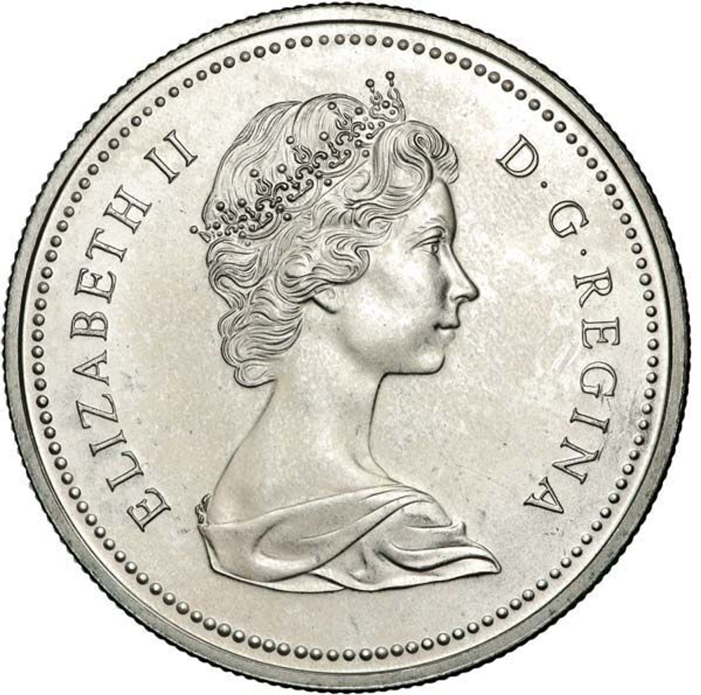 Canada 1 Dollar 1975 – Calgary Centennial Silver Coin