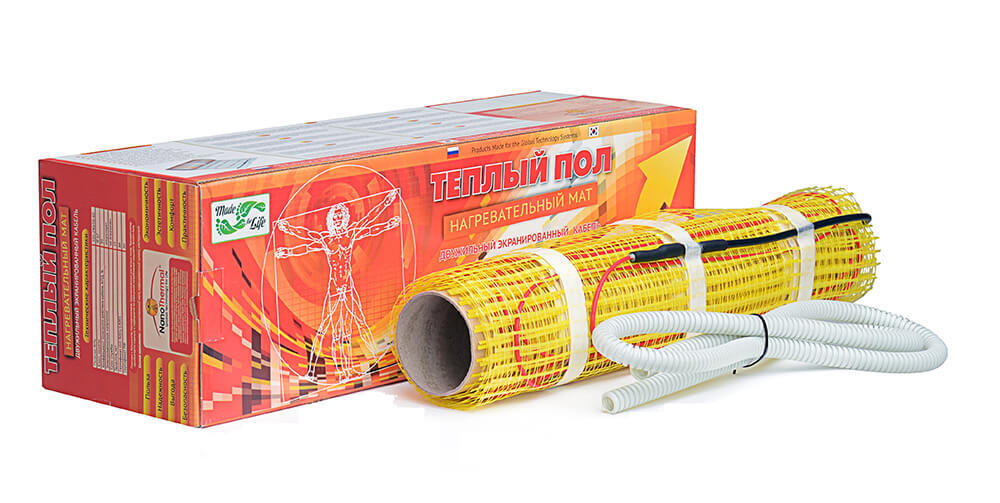 Нагревательный мат NanoThermal (3 м²)