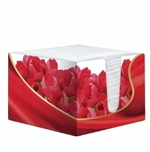 Салфетки бумажные 24*24 Pero в коробочке Tulip 2сл 85л