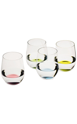 Набор бокалов для воды 4шт Riedel The O Wine Tumbler Happy