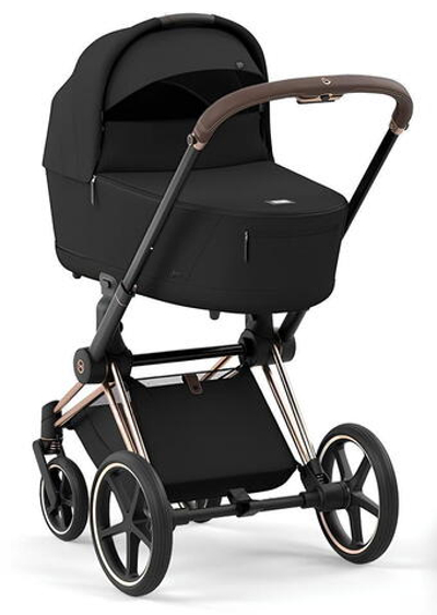 Коляска для новорожденных Cybex Priam IV Rosegold Sepia Black