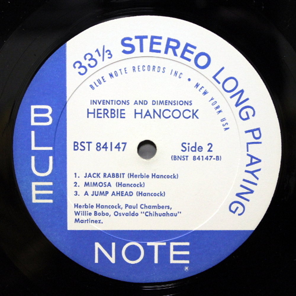 Herbie Hancock, Paul Chambers, Willie Bobo,  Osvaldo Martinez / Inventions & Dimensions (LP)