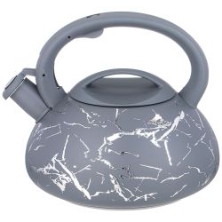 ЧАЙНИК AGNESS СО СВИСТКОМ 3 Л, СЕРИЯ FANTASY, ИНДУКЦИОННОЕ КАПСУЛЬНОЕ ДНО