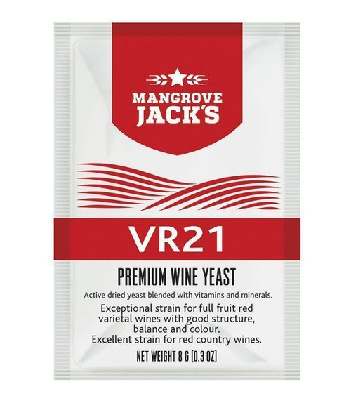 Дрожжи винные Mangrove Jacks "VR21", 8 гр.