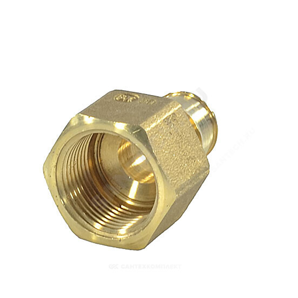Муфта для PE-X труб радиальная латунь Дн 20х1/2" ВР GX109 Giacomini GX109Y034