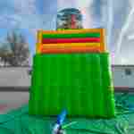 Коммерческий надувной батут "Зверята на горке", 7*4*6 м