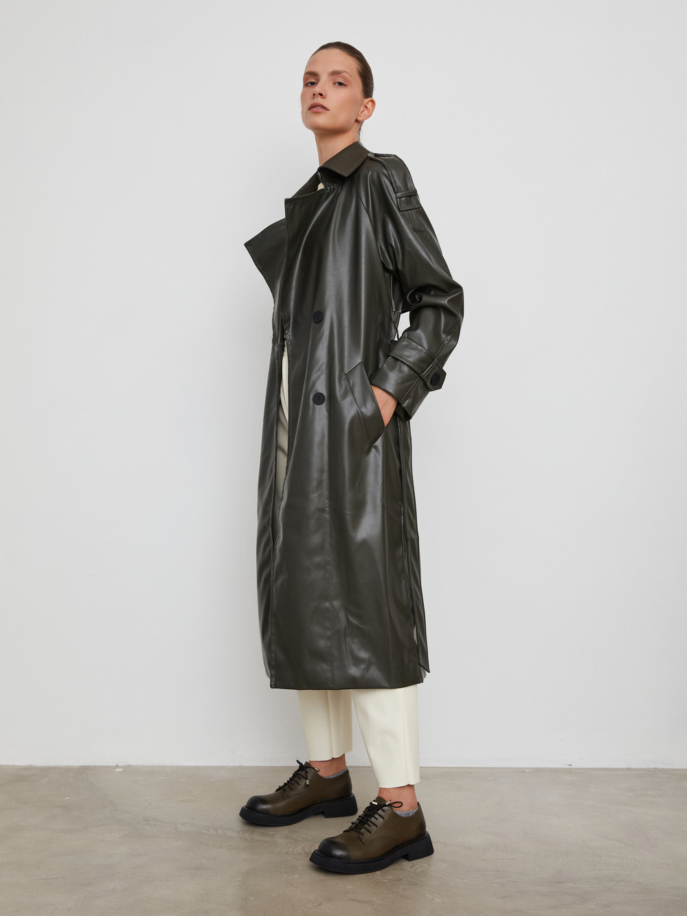 Тренч Police Khaki
