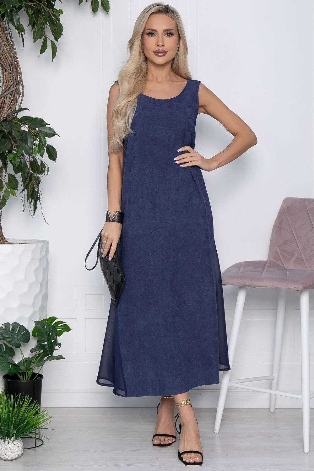 Сарафан Новый сезон (синий) П10702 LT Collection