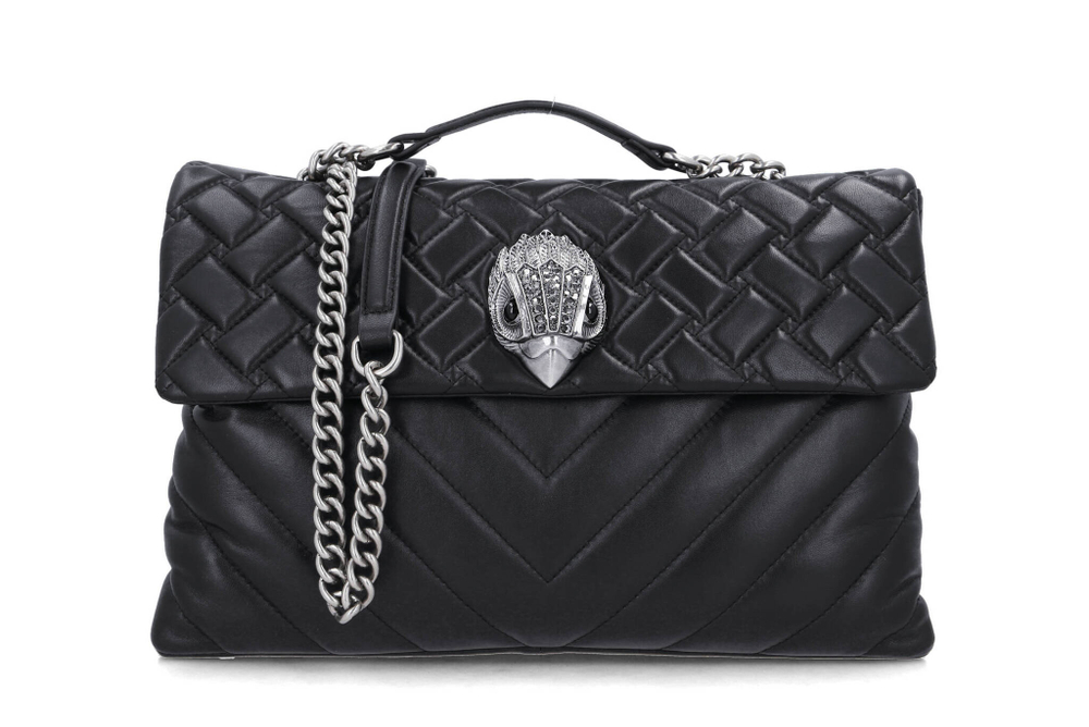 кожаная сумка через плечо kensington Kurt Geiger - черный(1100500109)