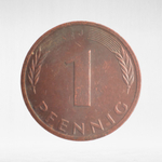 Germany, 1 Pfennig, 1977, (Hamburg Mint - "J"), VF