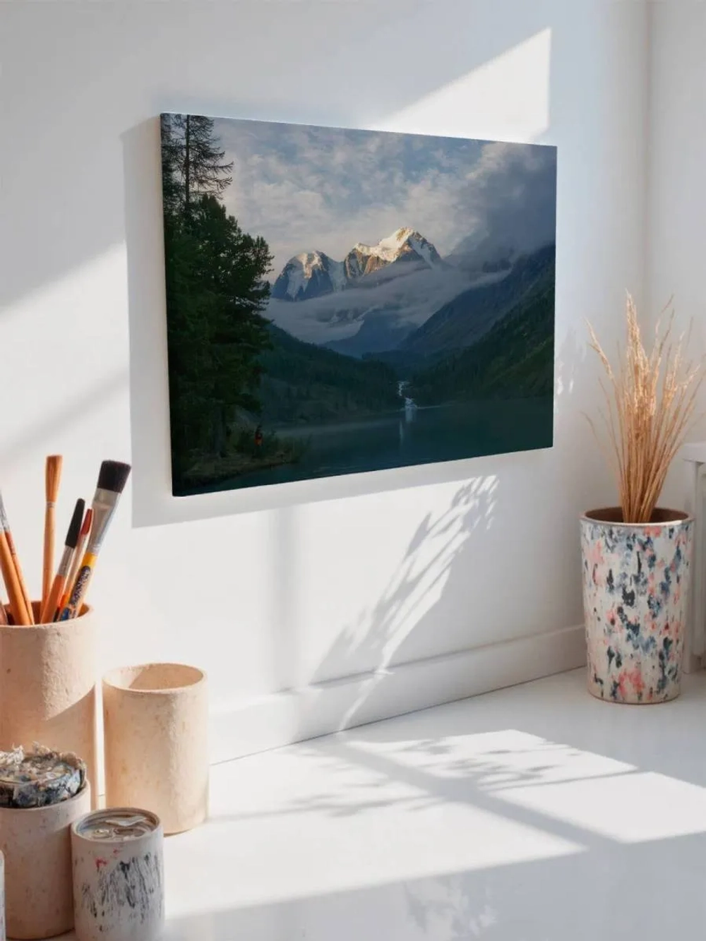 Картина на стену 40 X 50 Горное озеро