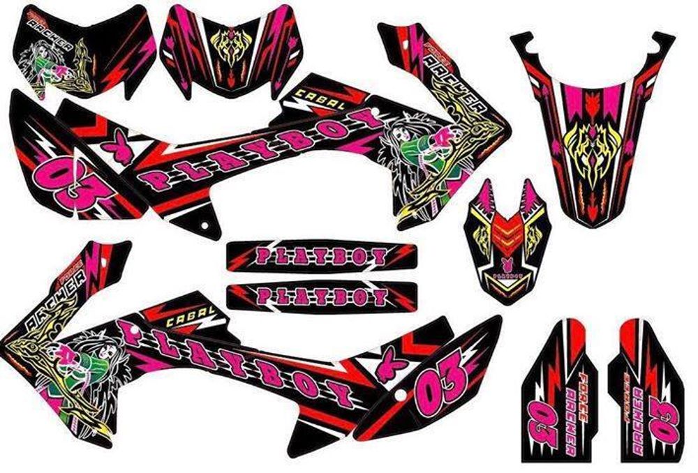 Graphic decal set, Sticker kit, for Honda CRF250L-M 2012-2020