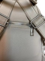 Рюкзак сумка женская из экокожи бежевая QOZA