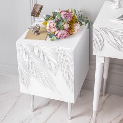 Тумба прикроватная Тропик Стайл Айс Сильвер левая