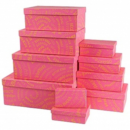 Подарочная коробка Комплименты для нее 12*6,5*4 см.