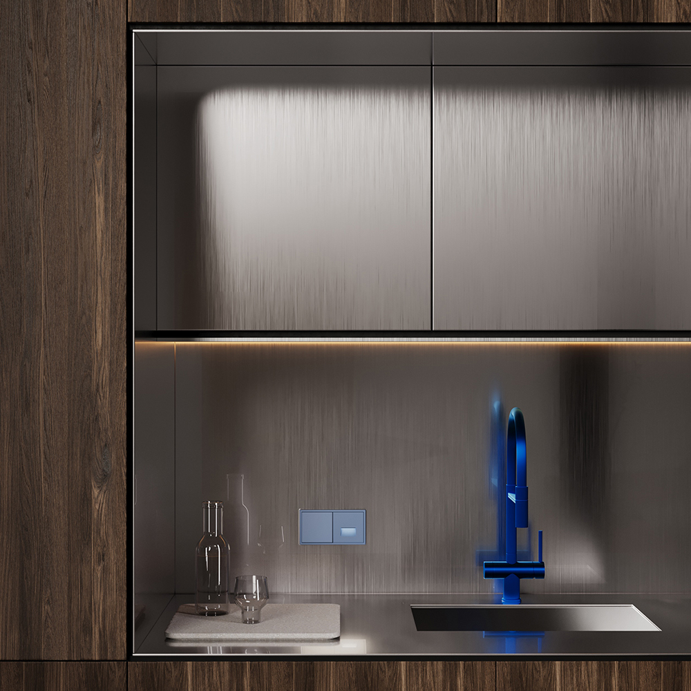 Накладка для подсветки светодиодной, S70 (деним)