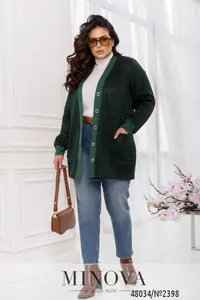 Кардиган 2398-зеленый Minova