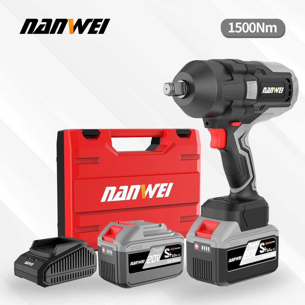 Аккумуляторный гайковерт Nanwei NW-W5150-6, 20 В, 1500–1600 Нм