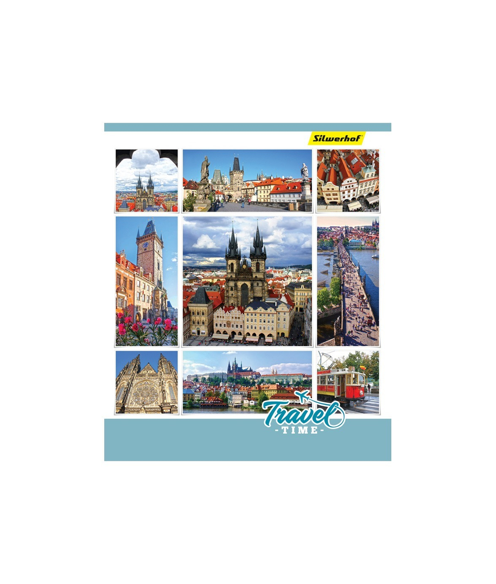 Тетрадь 80 л. кл. Silwerhof Путешествия 810019-75