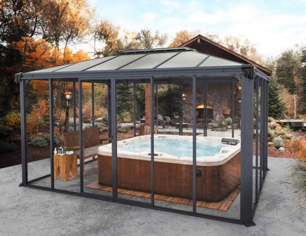 Садовая беседка павильон Palram Ledro 4300 14 x 10 ft