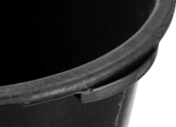 ЗУБР 45 л таз строительный круглый, высокопрочный морозостойкий пластик, ручки для переноски, 06095-45