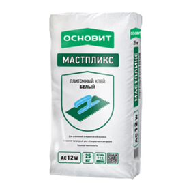 Клей для плитки Основит Мастпликс АС12 W 25 кг
