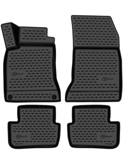 Коврики в салон для MERCEDES-BENZ GLA-class (X156), 2013-2019, 4 шт. (Повышенная устойчивость, повышенная износостойкость) FORMAT.3D.34.45.210K
