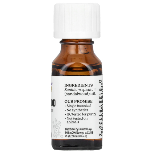 Aura Cacia, 100% чистое эфирное масло сандала, 0.5 жидкой унции (15 мл)