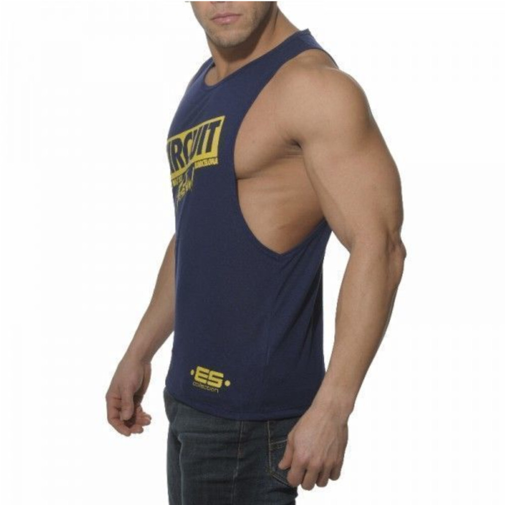 Мужская майка темно-синяя ES Collection Circuit Festival