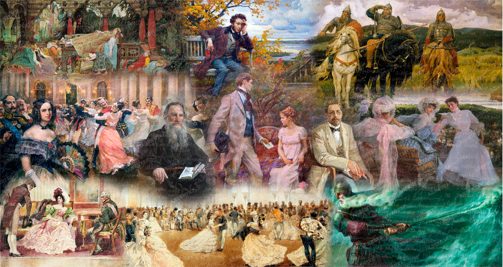 Фотообои для кабинета литературы Композиция 006