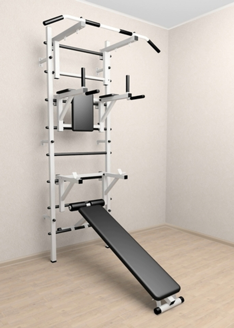 Шведская стенка Sv Sport 507 (Турник стандарт/Брусья/Стойка/Скамья)