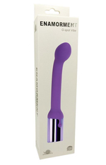 Черный вибростимулятор G-точки Enamorment G-spot Vibe - 22,5 см. (Цвет: черный)