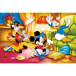 Pazl / Пазлы / Puzzles - "600" - 40th anniversary Trefl - Mickey Mouse and Friends