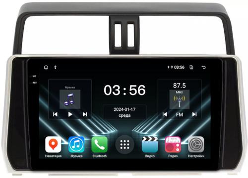 Магнитола для Toyota Land Cruiser Prado 150 2017-2023 - FarCar S280 монитор 10.36" IPS на Android 13, CarPlay