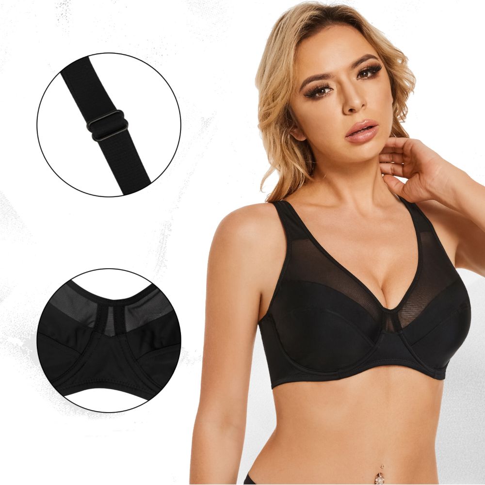 Женский бюстгалтер черный RR7501-2