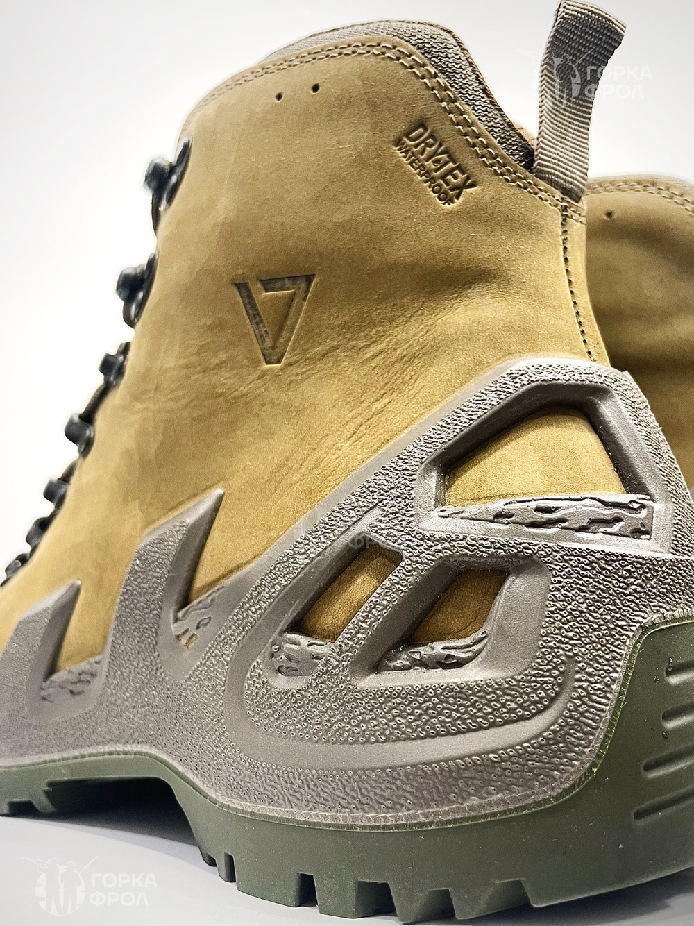Ботинки тактические Vaneda V-Clutch Pro Нубук Средние хаки