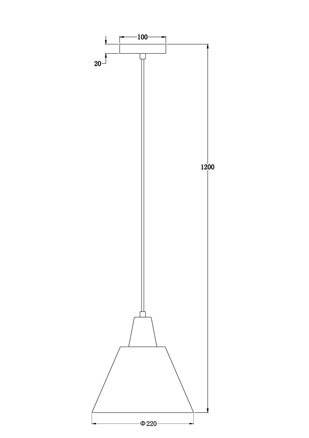 Подвесной светильник Freya FR5276PL-01N