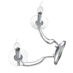 8034/2W CLASSI LN26 000 металл/стекло, хром/прозрачный Бра E14 2*40W 220V INCANTO