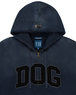 Зип-худи «DOG» кобольт