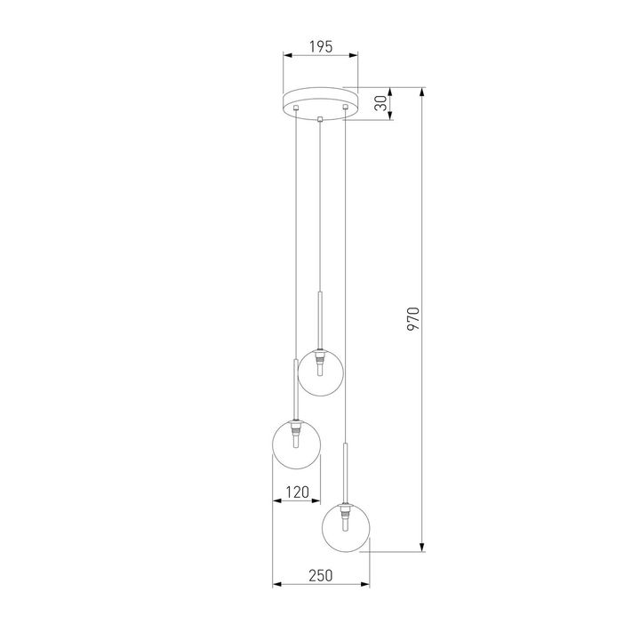 Подвесная люстра TK Lighting 5942 Nilos
