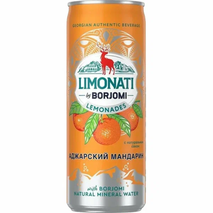 Лимонад Borjomi Аджарский мандарин 0,33 л ж\б