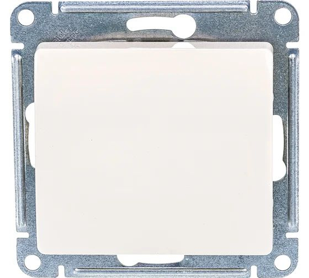 GLOSSA 1-клавишный ВЫКЛЮЧАТЕЛЬ, сх.1, 10АХ, механизм, БЕЖЕВЫЙ GSL000211