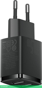 Сетевое зарядное устройство Baseus Compact 10.5W EU Black (CCXJ010201)
