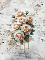 Кулирка Купон Розы Винтаж