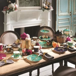 Portmeirion - Набор из 4 ложек Chelsea Sara Miller 15см Золото / артикул   SMC1101-XG  / GTIN 749151648579