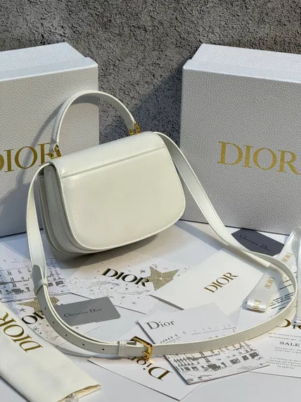 Сумка Dior 30 Montaigne Avenue Top Handle, белый