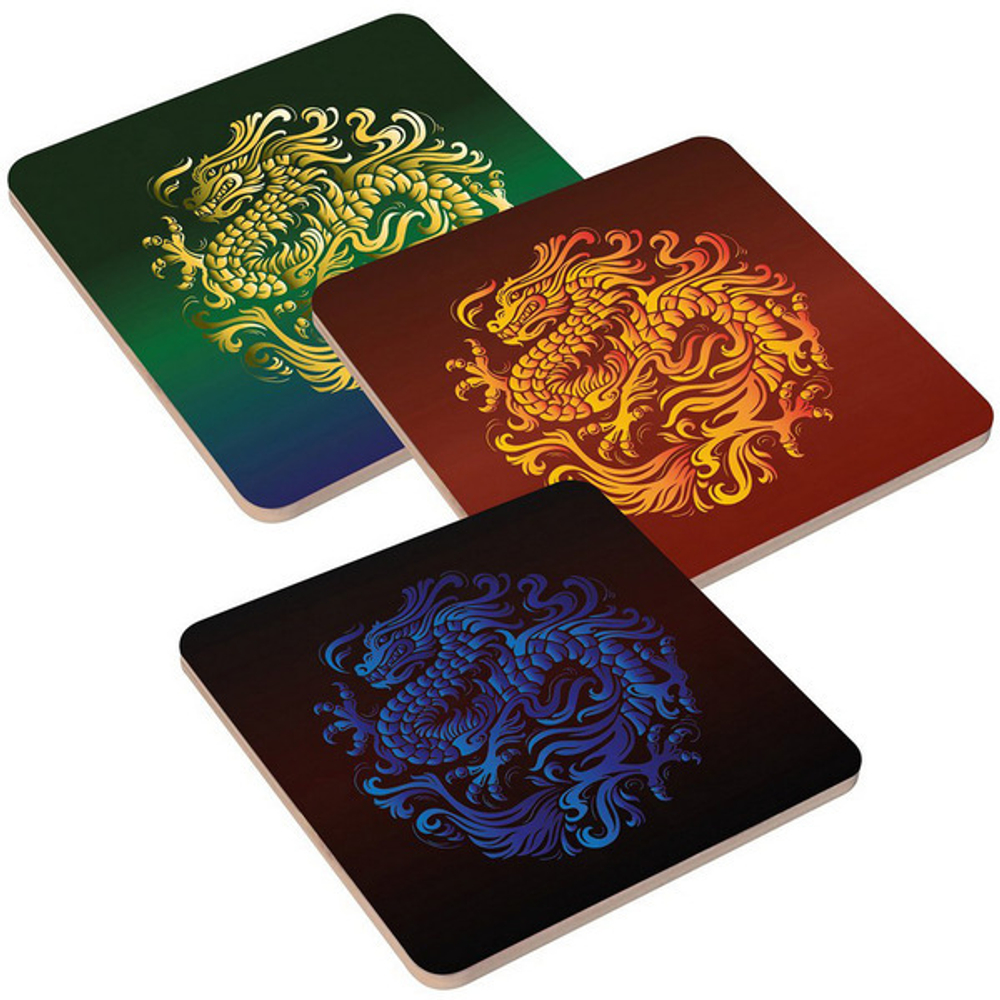 Подставка под горячее 14*14см «Лунный Дракон»