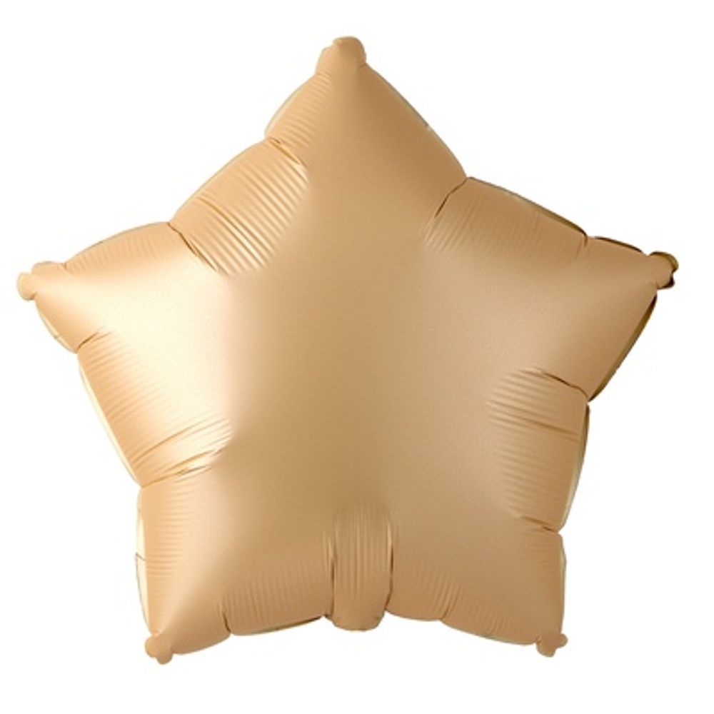 G Шар Звезда 18" / 46 см, Сатин Nude (БГ-15)