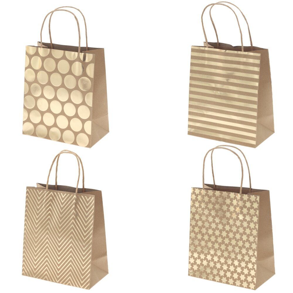 GAEM Пакет подарочный (бумага 230г/м2, блок микс 12шт), L18 W10 H21 см, 4в.