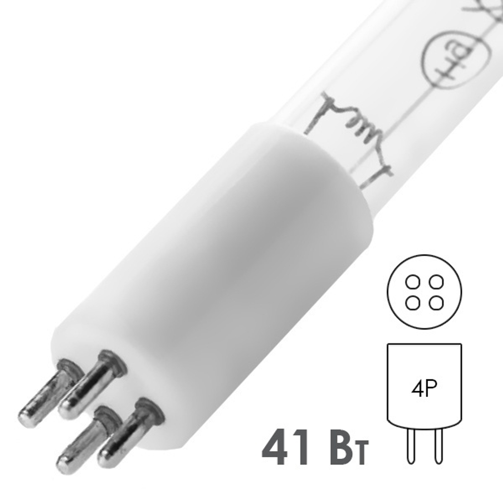 Лампа бактерицидная GPH 843T5L/4P 41W 843mm специальная безозоновая LightBest 700709007